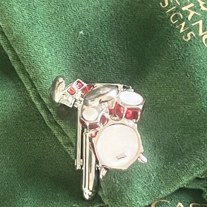 Drum Kit Cufflinks Silver Tone Mens Music Jewelry Gift for Drummer Band ...
