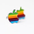 Vintage Apple Macintosh Cufflinks Retro Tech Accessory Classic Computer-Themed Jewelry Unique Gift for Apple Fans Geeky Men's Cufflinks product logo