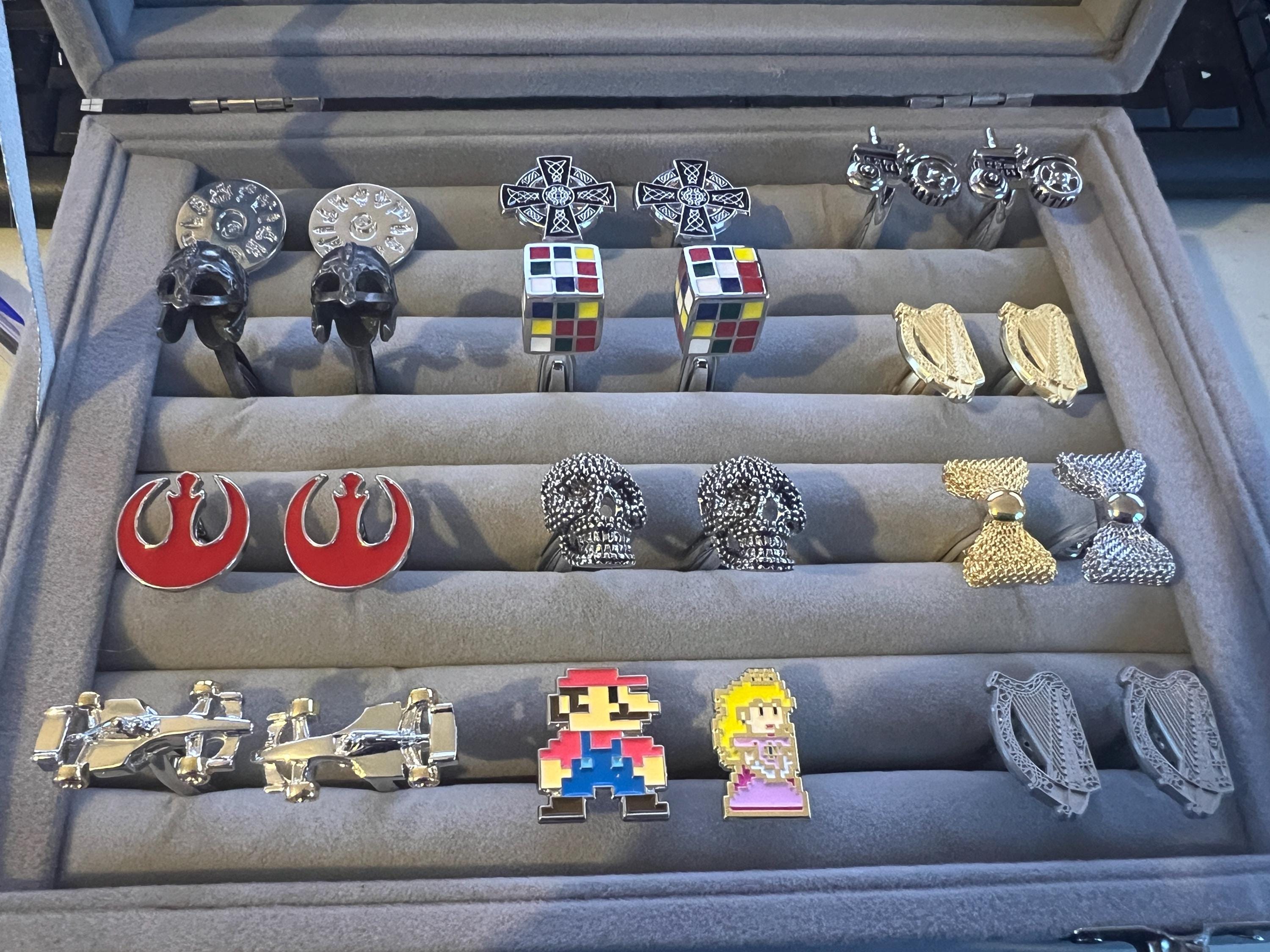 5starwarehouse Boutons De Manchette Dans Une Boîte Cadeau