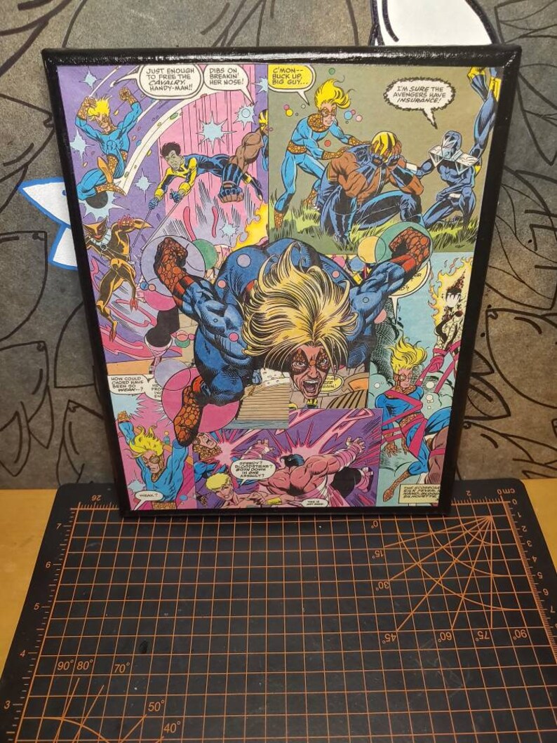Speed Ball Comic Book Art