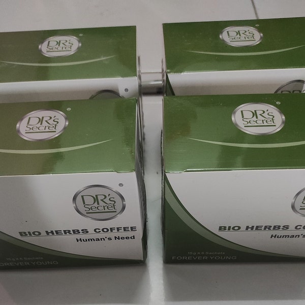 3 Box of Drs Secret Coffee 15G x 6 Sachets DHL Express Fast Shipment