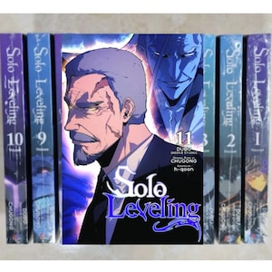 Solo Leveling Comic Book Manga Set Volume 1-11 English Version by Chugong - Fast DHL
