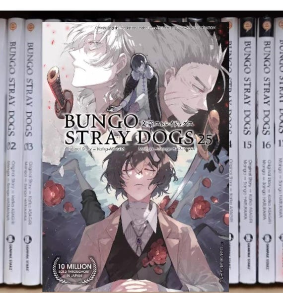 Bungo Stray Dogs Manga Set Vol 1-25 – English Version Comic Book