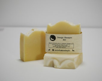 Orange Shampoo Bar *vegan /  palm oil-free / no artificial fragrances or colors*