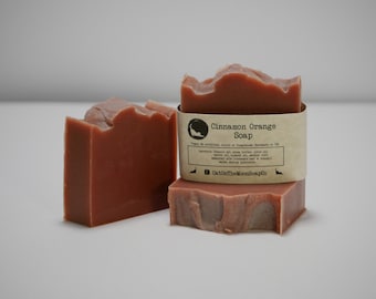 Cinnamon Orange Soap *vegan / palm oil free / no artificial colors or fragrances*