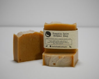 Pumpkin Spice Oatmeal Soap *vegan /  palm oil-free / no artificial fragrances or colors*