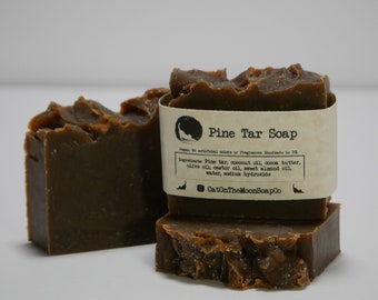 Pine Tar Soap *vegan / palm oil free / no artificial colors or fragrances*