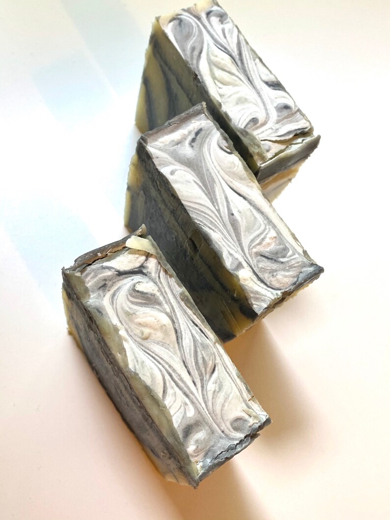 Activated Charcoal & Clay Absorbing Facial Soap vegan / palm oil-free / no artificial fragrances or colors image 7