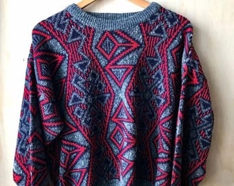 Vintage Gioni Pullover Knit Grandpa Sweater