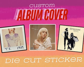 Import Album Sticker Custom Album Cover Sticker - Etsy