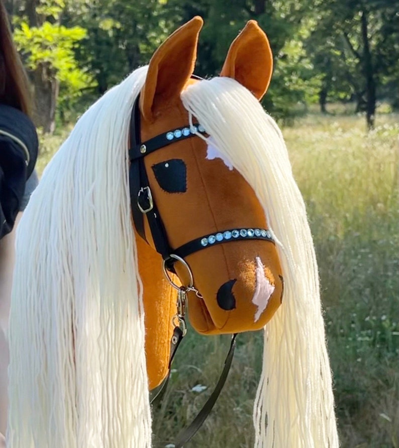 Palomino Hobby Horse With Bridle stick Horse/ Hobbyhorse / Etsy Australia