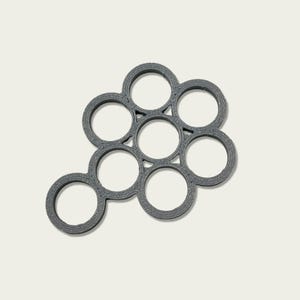 3D printed Hobby horse flower hackamore ring ( stick horse bit)