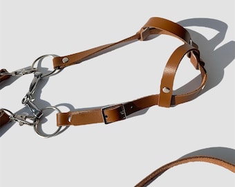 Brida Western para caballo de juguete / 100 % CUERO REAL (una brida para caballo de juguete, brida fácil de colocar para caballo de palo, aparejos para caballo de palo)