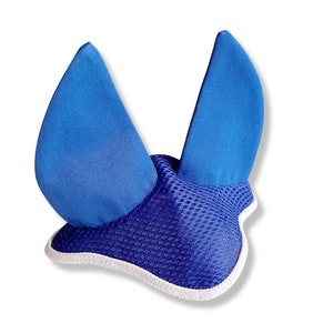 Blue Hobby horse ear bonnet (ear bonnet for stick horse/ hobbyhorse)