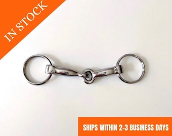 Hobby horse bit key ring ( stick horse bit)