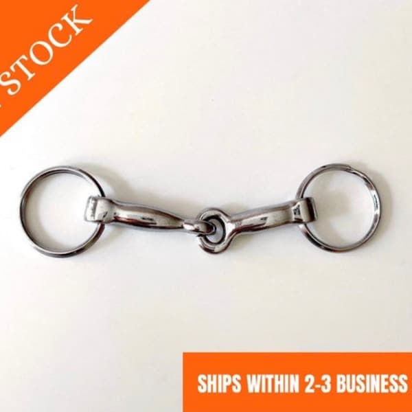 Hobby horse bit key ring ( stick horse bit)