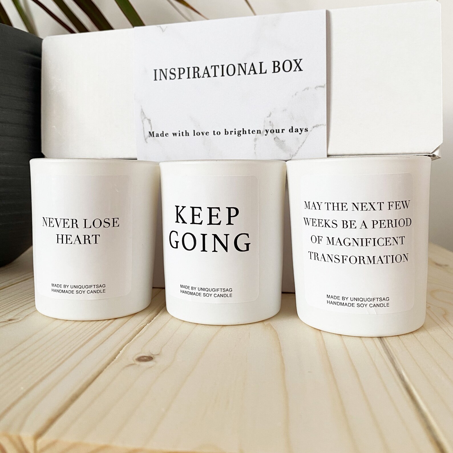 Soy Candles Gift Set No5 Scented Candles Boxed Gift Set Etsy UK