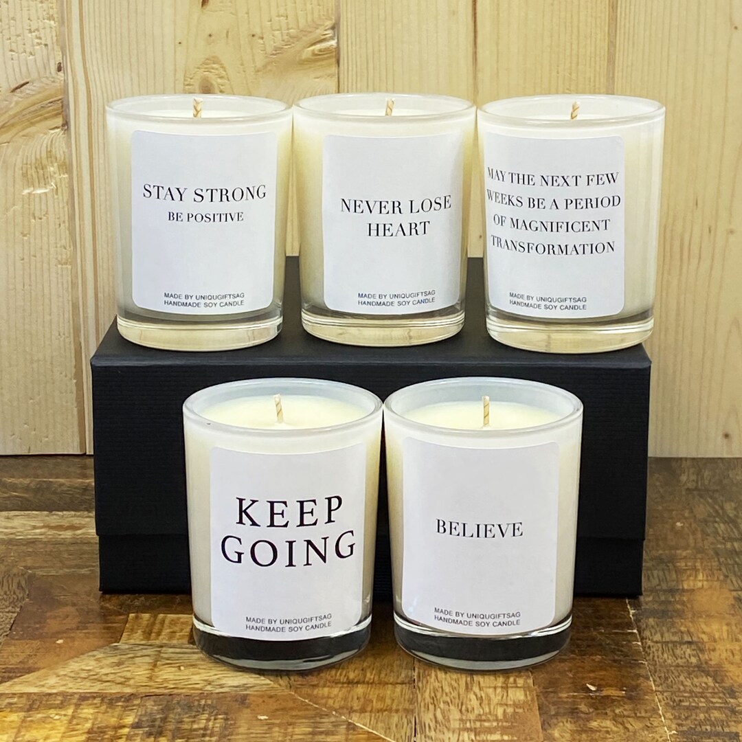 Soy Candles Gift Set No10 Scented Candles Boxed Gift Set Etsy