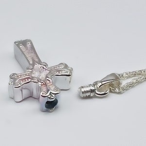 Collana Ciondolo Urna Memoriale Albero Della Vita Acciaio Inox Argento