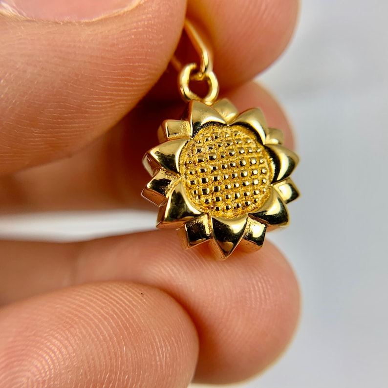 Cremation Urn Ash Sunflower Jewelry Necklace .925 sterling Etsy