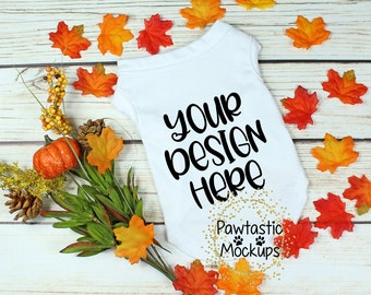 Dog T Shirt Mockup, Fall Dog Shirt Mockup, Dog Tee Mockup, Pet T Shirt Mockup, Dog Clothes Mockup, Mock Up for Dog T Shirt, Digital download