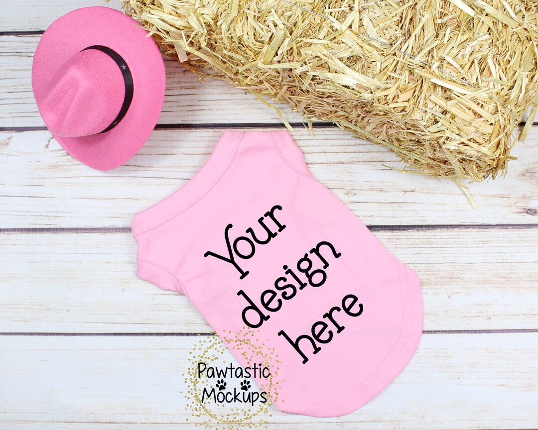 Pink Dog T Shirt Mockup Dog Shirt Mockup Dog Tee Mock up Etsy