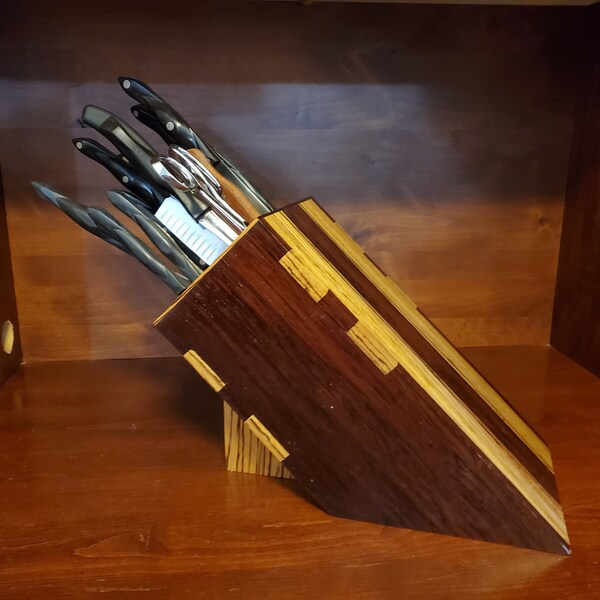 Custom Knife Block Etsy
