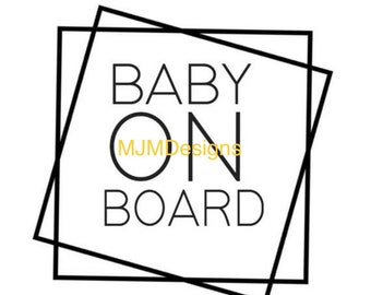 Download Baby On Board Svg Etsy