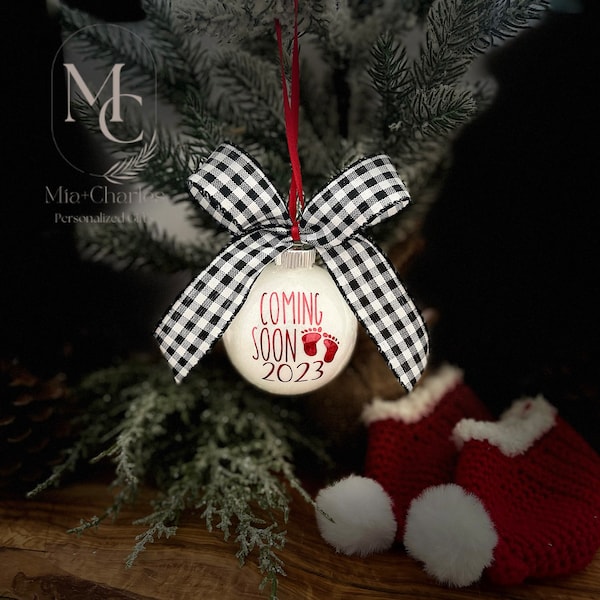 Expecting Ornament Etsy