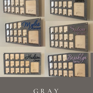 School Photo Frame, Preschool to Senior Year Photo Frame, Personalized ...