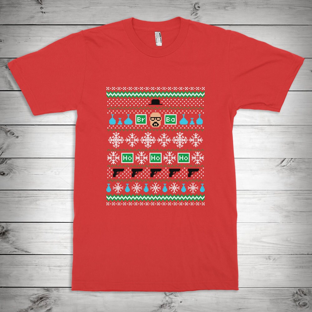 breaking bad ugly christmas sweater