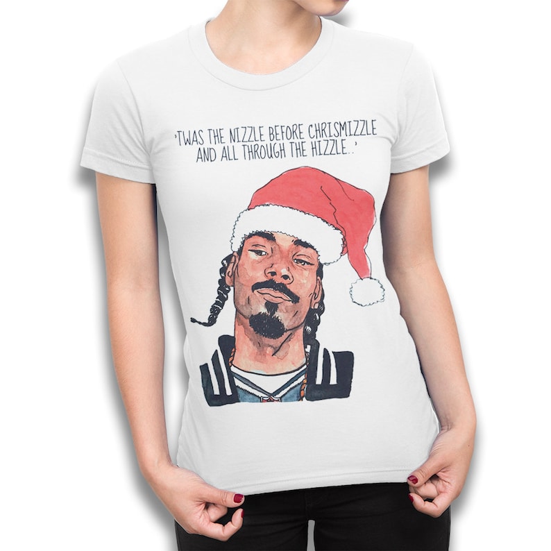Snoop Dogg Santa TShirt Men's Women's All Sizes Etsy