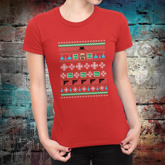 breaking bad ugly christmas sweater