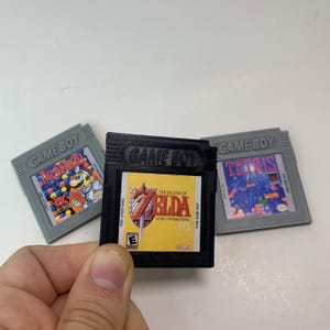 Mini Game Boy cartridges refrigerator magnets | 3 Pack | game cartridge magnets | The Legend of Zelda: links awakening | Dr.Mario | Tetris