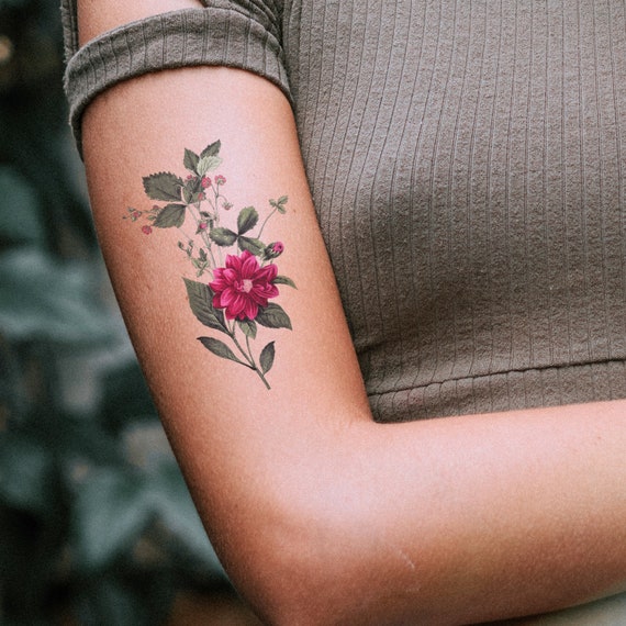 Ruby RoseJust Love Temporary Tattoo Sticker  OhMyTat