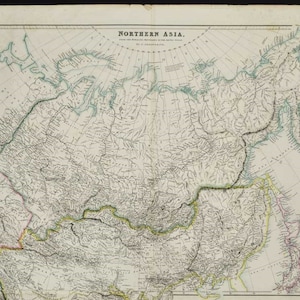 Northern Asia - Himalayan Mountains to Arctic Ocean - Arrowsmith 1840