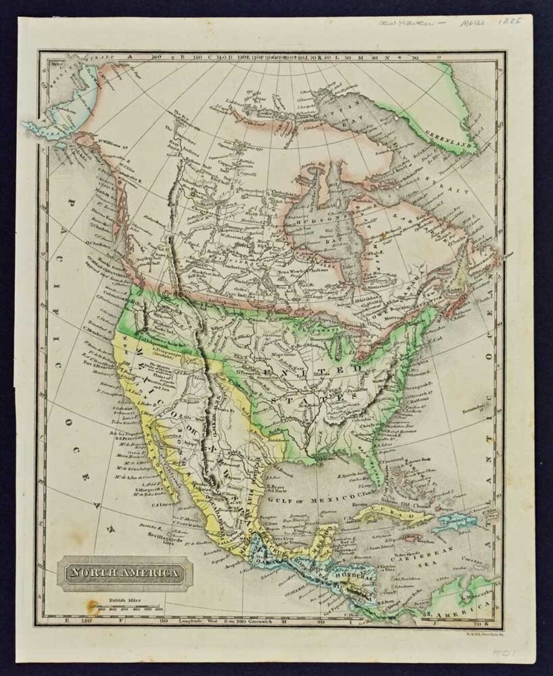 Antique Map of North America by - Il 1080xN.5915209307 5sr1 