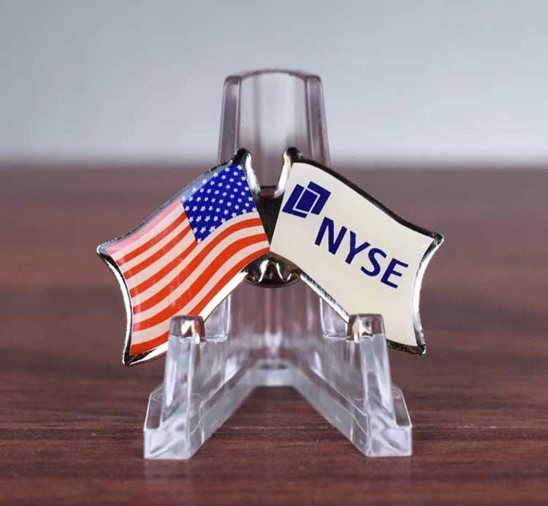 Vintage NYSE Lapel Pin New York Stock Exchange image 1