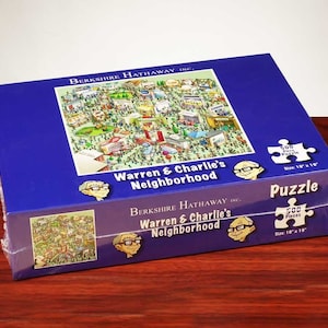 Berkshire Hathaway Featuring Warren Buffett & Charlie Munger Puzzle