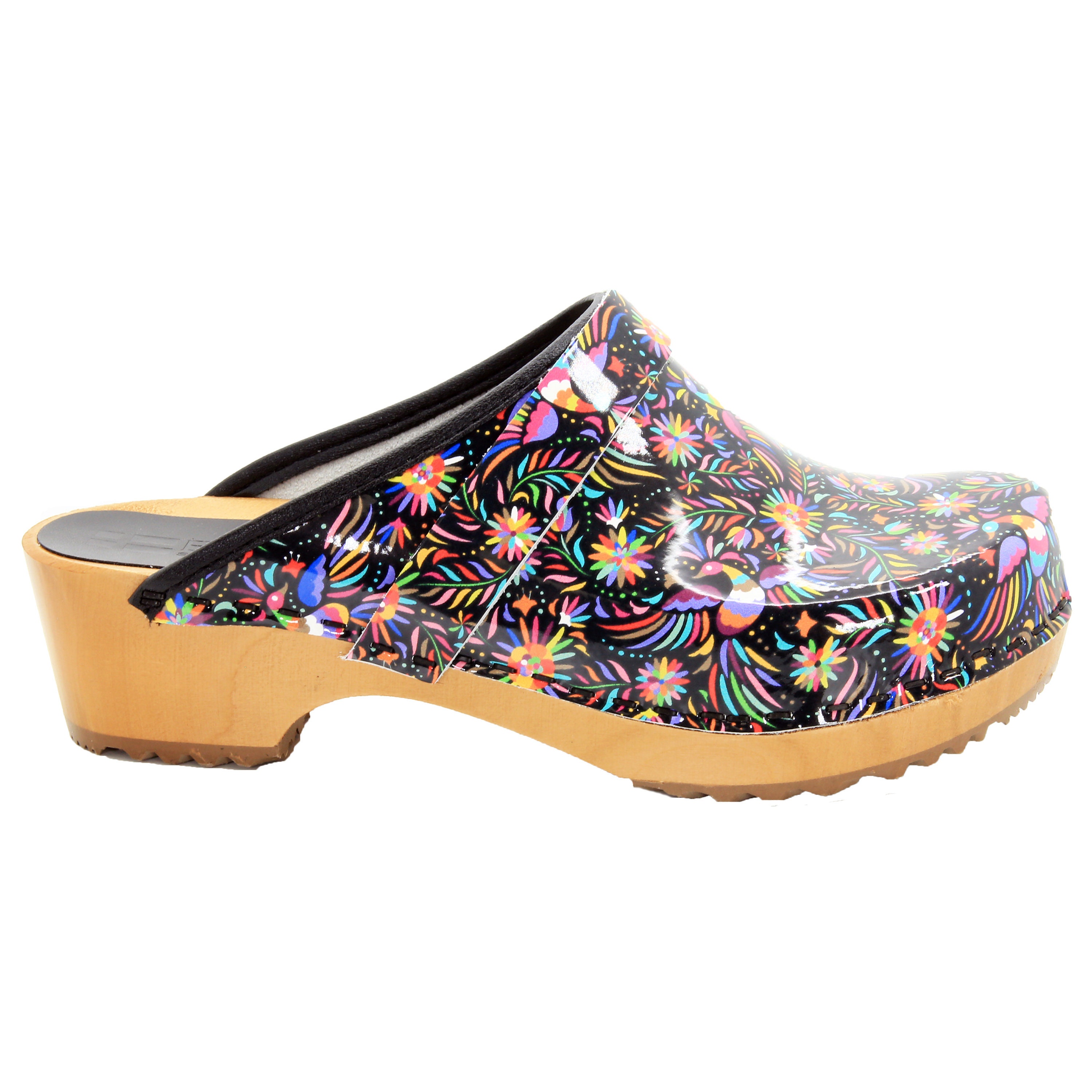 Mexican wooden shop shoes