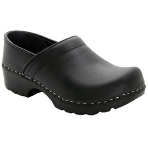 BJORK Women's Swedish Professional Black Oiled Leather
