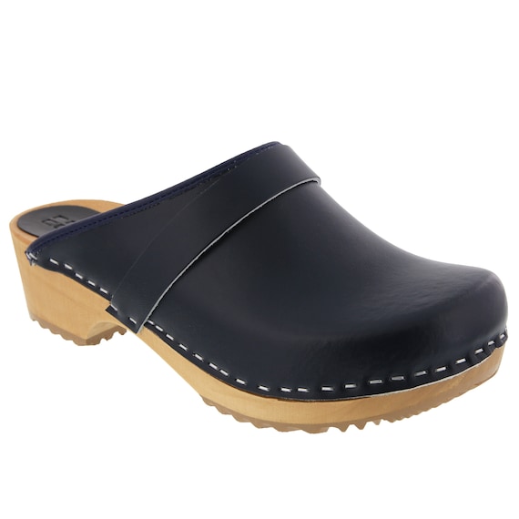navy clogs