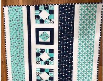 Mod Mix Baby Quilt Pattern