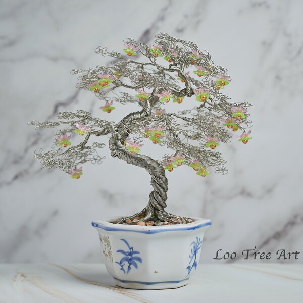 Wire Bonsai Etsy