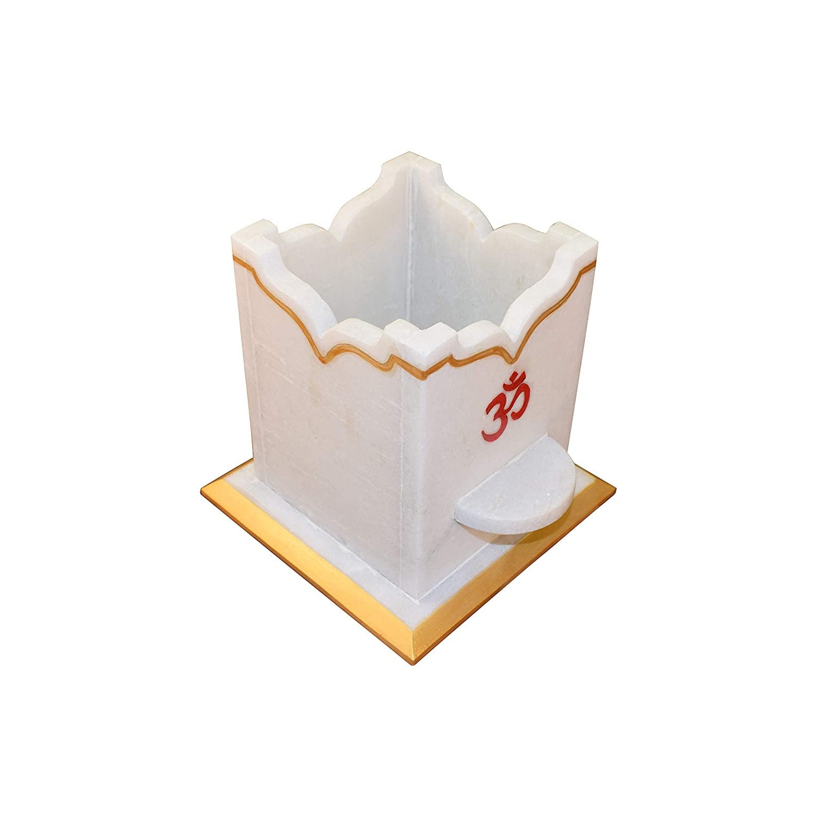 Marble Tulsi Pot Tulsi Planter Gardening Tulsi Planter Etsy