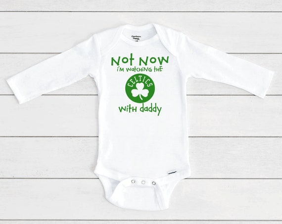 Boston Red Sox Watching With Mommy Baby Short Sleeve Bodysuit