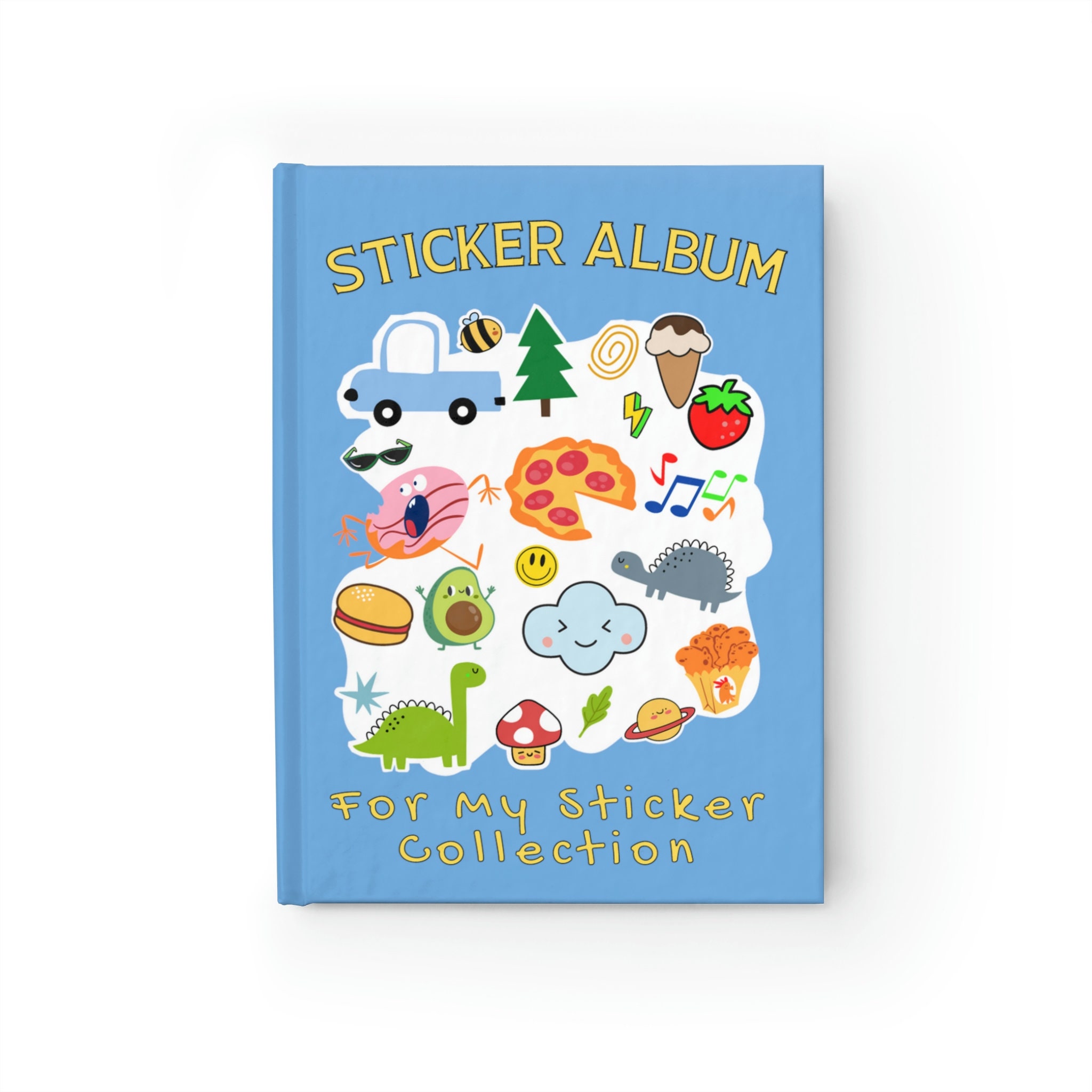 My Stickers Collecting Album: The Perfect Blank Sticker Book For Kids|  Blank Sticker Book for Collecting Stickers| Over 100 Empty Pages For Your