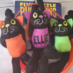 Vintage MTY Cat plush Halloween Black Head spins Vampire -  Portugal