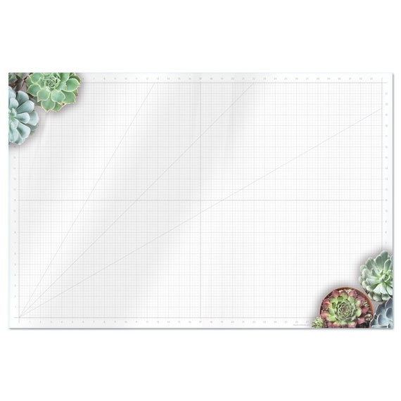 Succulent Glass Craft Mat Heat, Scratch, & Stain Resistant Perfect for  Mixed Media Artwork 