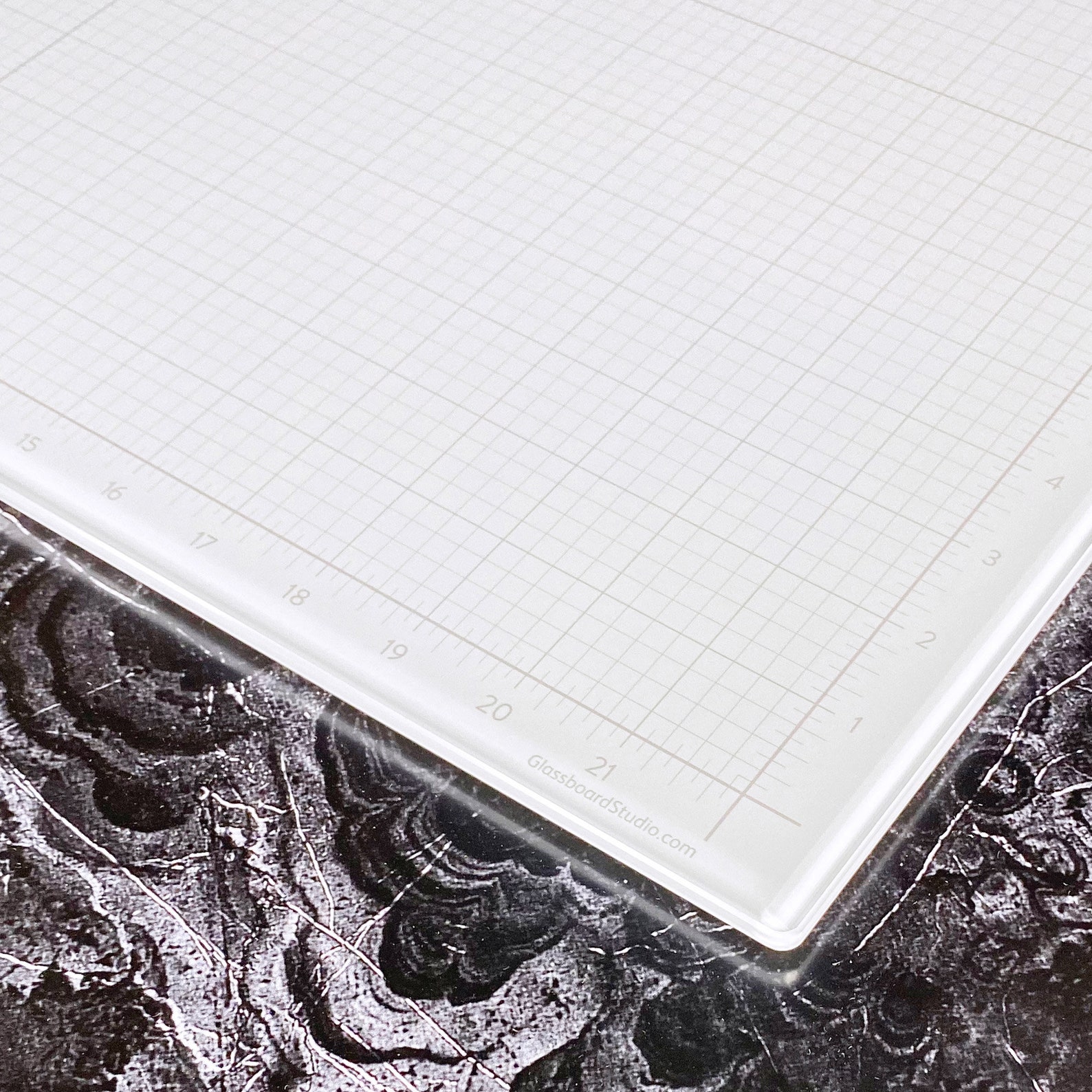 True White Glass Craft Mat Heat Scratch & Stain Resistant Etsy